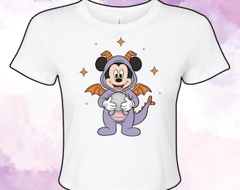 T-shirt souris Imagination// T-shirt bébé// Top court
