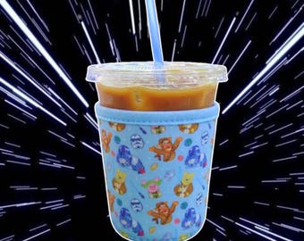 Pochette pour tasses Galaxy Friends//Porte-gobelets//Cadeau pour les amateurs de café//Tasse Cozie