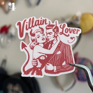 Stickers// Villain Lover// Spooky Readers// Bookish Stickers// Kindle Stickers image 5