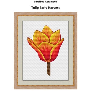 Tulip Early Harvest Counted Cross Stitch Pattern