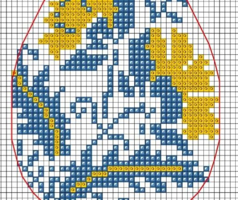 Ukrainian Pysanky Counted Cross Stitch Pattern - Etsy UK