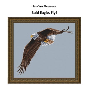Weißkopfseeadler Kreuzstichmuster