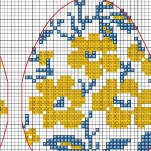 Ukrainian Pysanky Counted Cross Stitch Pattern - Etsy UK