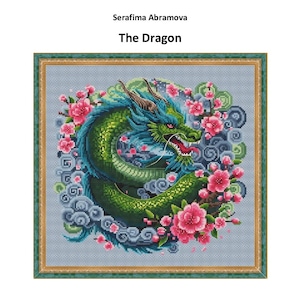 2024 The Dragon Counted Cross Stitch Pattern