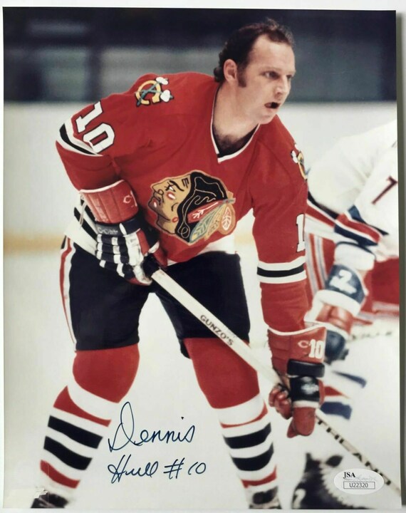 Dennis Hull Signed 8X10 Jsa Coa Photo Autograph 8X