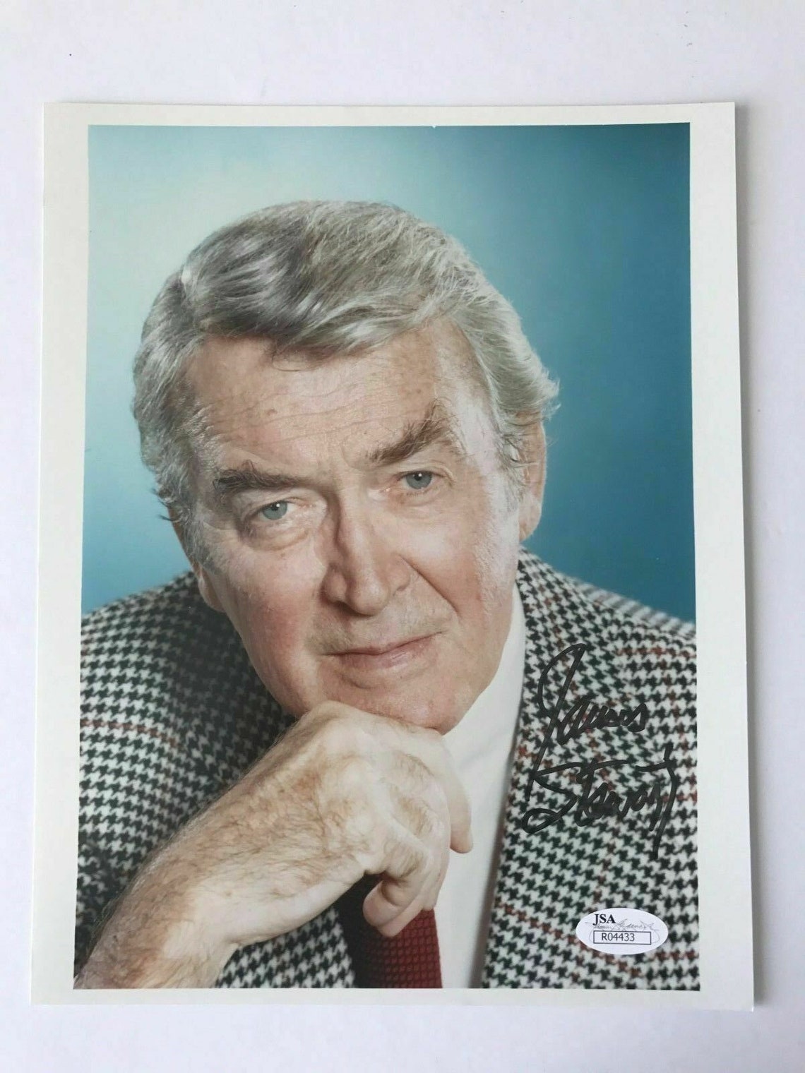 James Stewart Signed 8X10 Jsa Coa Autograph Photo Jimmy Etsy