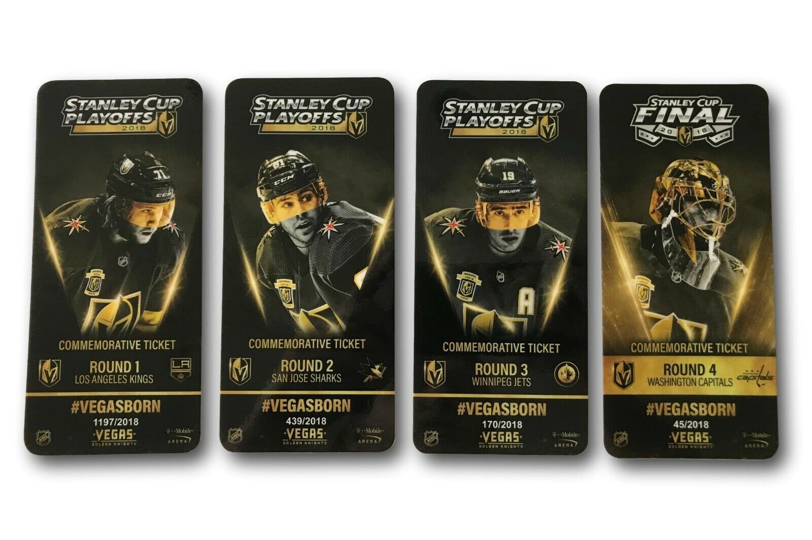 Vegas Golden Knights Commemorative Playoff Tickets Set D/2018 Etsy