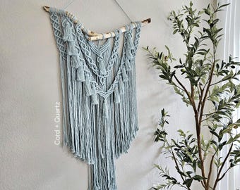 Handmade Macrame Wall Hanging: Boho Home Decor on Real Branch