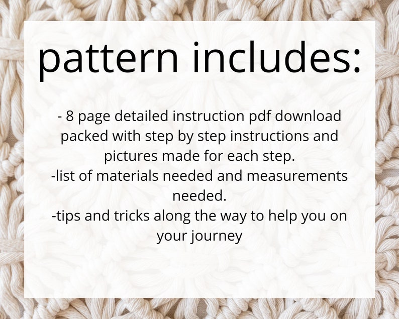 macrame wall hanging pdf pattern, beginner macrame tutorial, DIY macrame step by step, Macrame mandala pattern. macrame circle. English only image 4