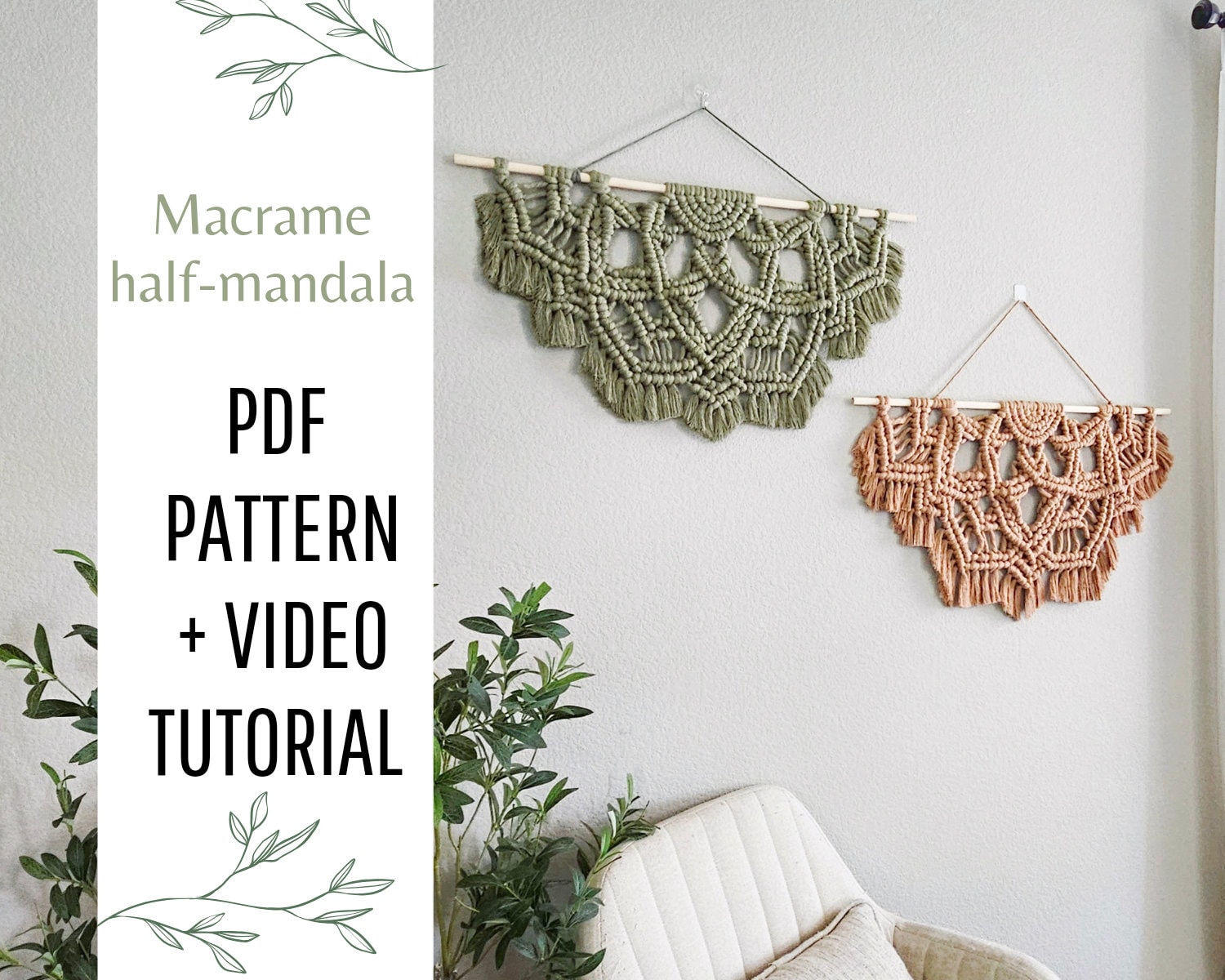 Intermediate Macrame Plant Hanger DIY Kit