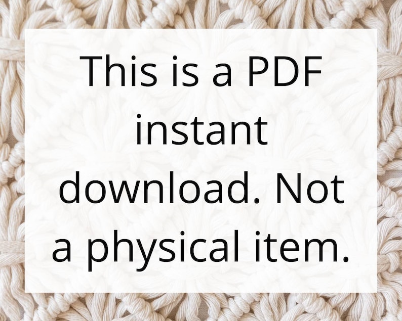 macrame wall hanging pdf pattern, beginner macrame tutorial, DIY macrame step by step, Macrame mandala pattern. macrame circle. English only image 5