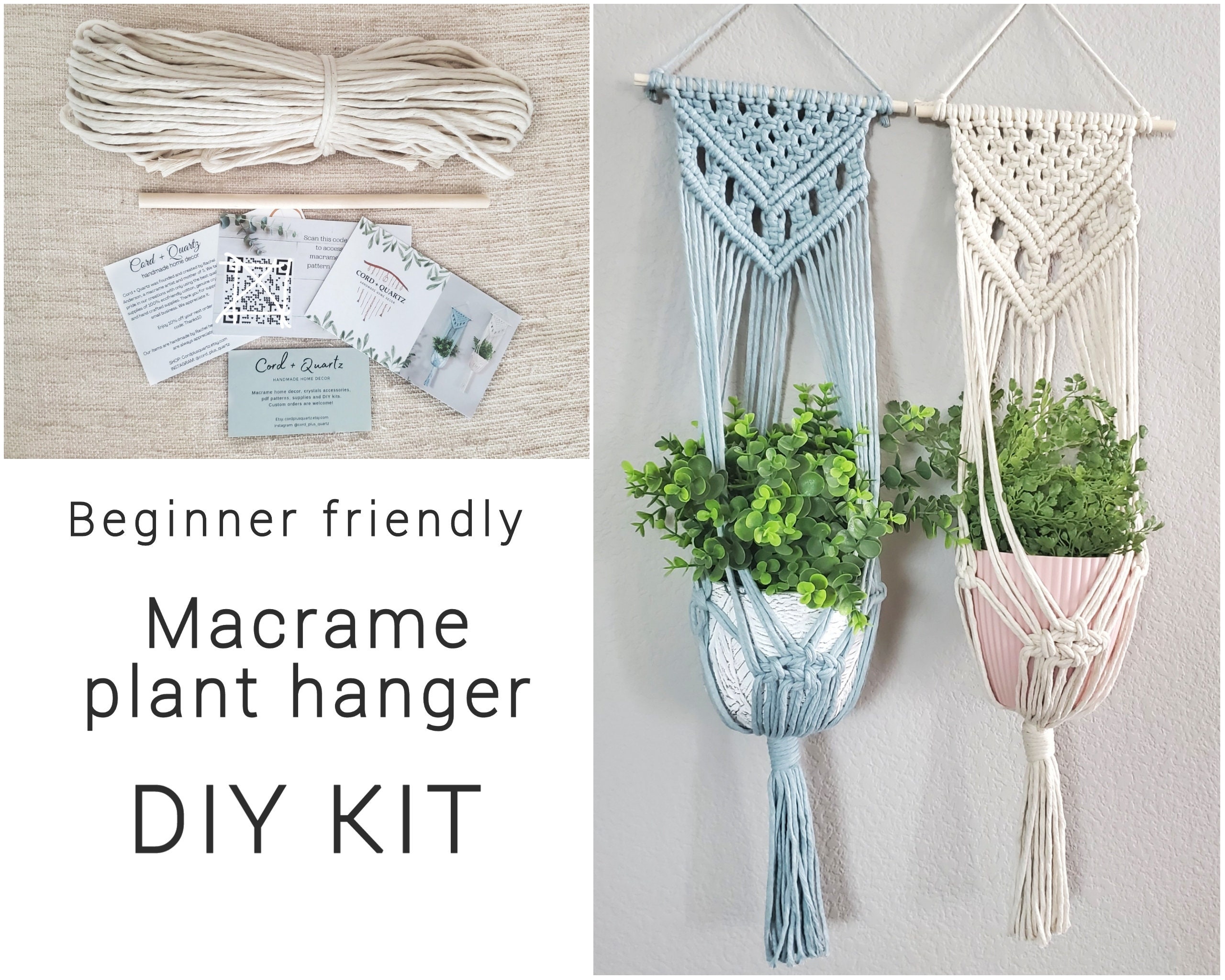 Macrame Plant Hanger Kit