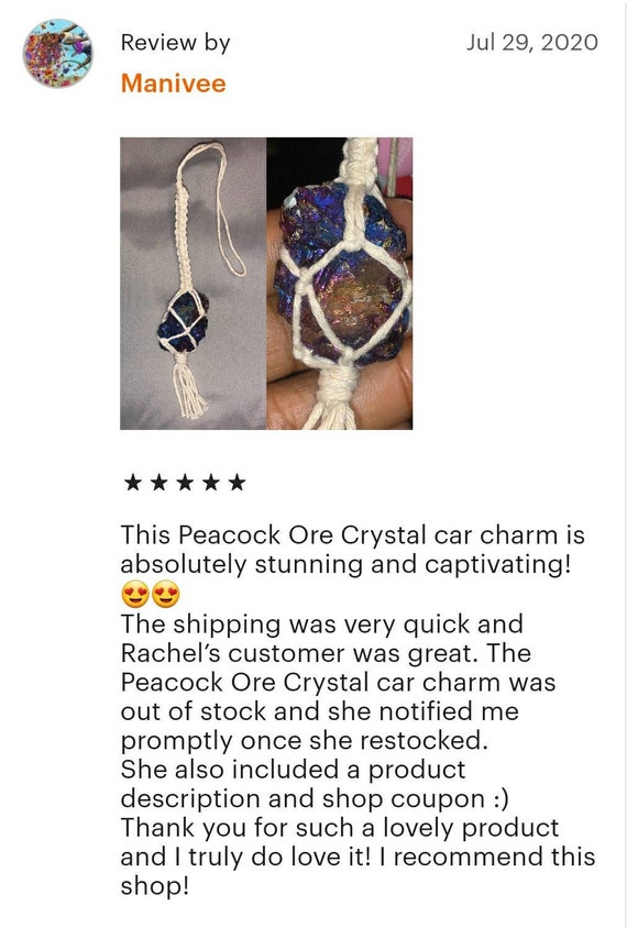 Rear view mirror crystal outlet