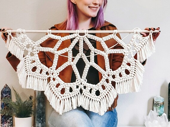 Macrame half mandala sale