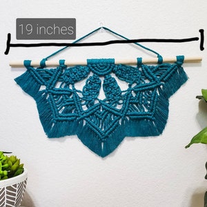 Macrame Mandala PATTERN Pdf. Macrame Half Mandala Step by Step Tutorial ...