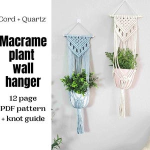 Beginner macrame wall hanging pdf pattern. macrame patterns. macrame tutorials, diy macrame. boho home and wall decor diy.