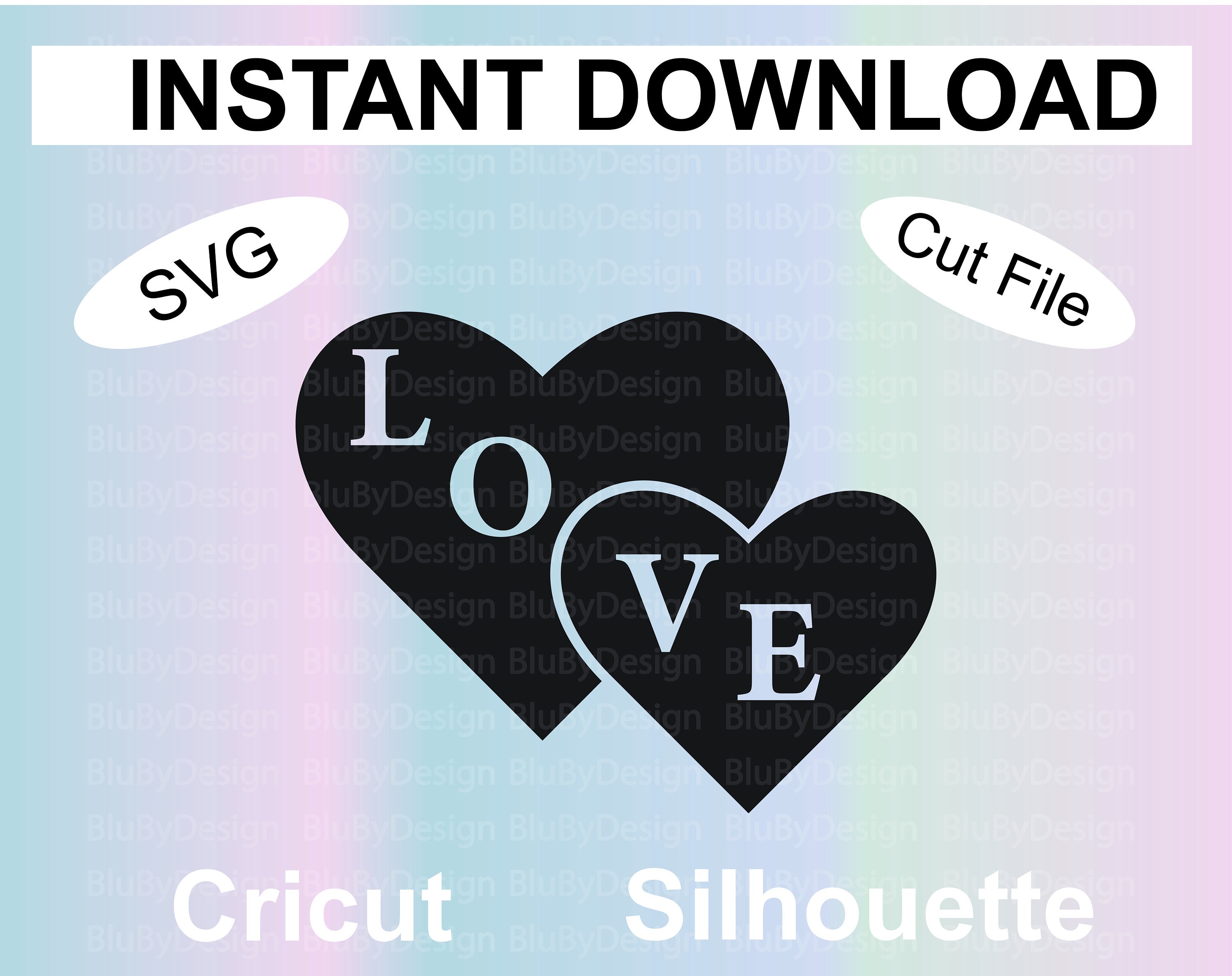 Love Heart / Valentines Day / SVG / Cut File / for Cricut & Silhouette ...