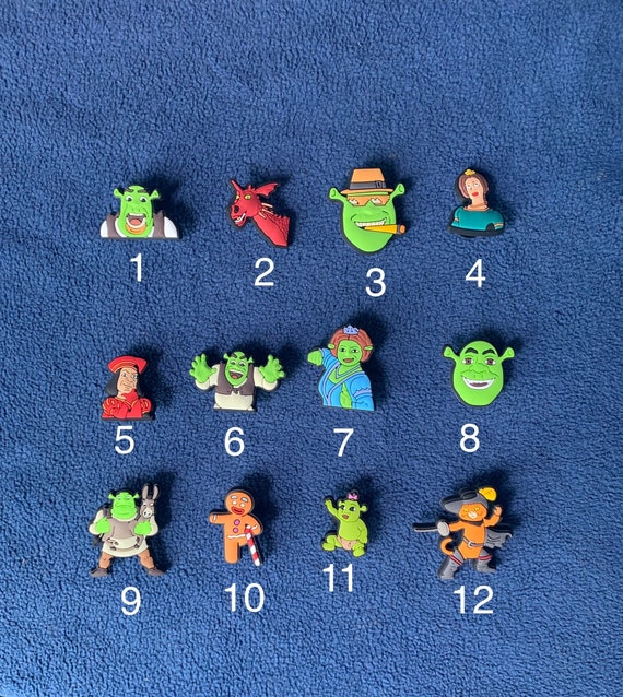 Shrek Croc Charm Pick Any Pick Your Own - Etsy Australia