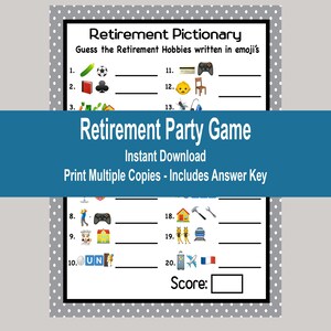 Retirement Party Games 2020 Retirement Party Who Knows The Etsy