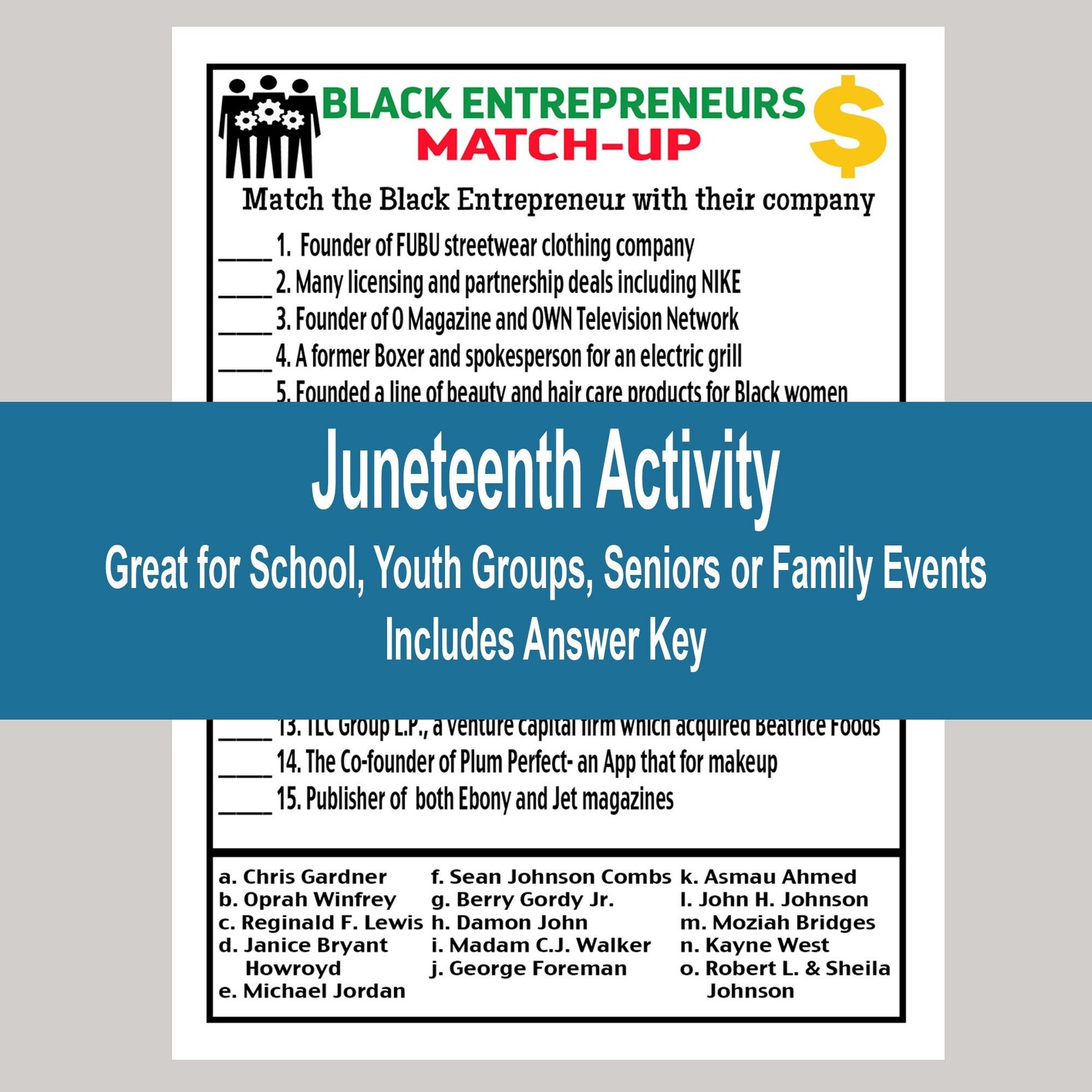 Juneteenth Trivia Games Juneteenth Activities Juneteenth - Etsy Hong Kong