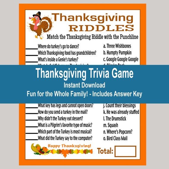Thanksgiving Games, Thanksgiving School Games, 2023 Thanksgiving.