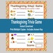 Thanksgiving Emoji Game, Thanksgiving Trivia 2022 Game, Thanksgiving Game for Adults, Thanksgiving Pictionary, Thanksgiving Group Game 