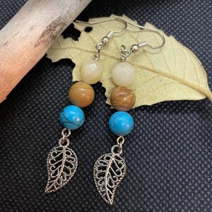 Handmade dangle drop earrings
