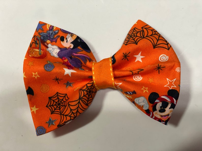 Holiday Themed Handmade Slide-On Dog Collar Bow