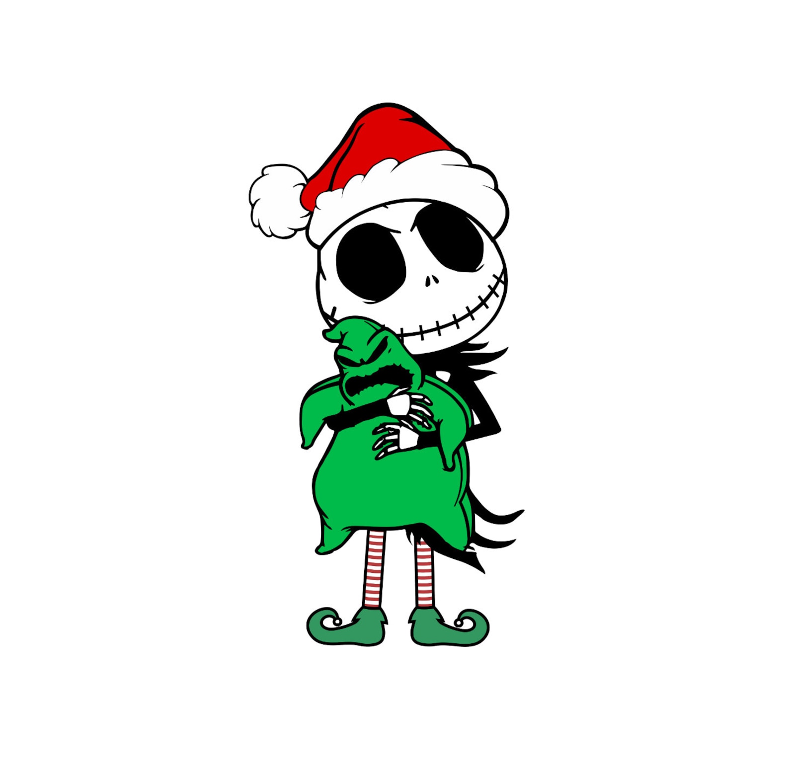 Jack and Oogie Boogie SVG Cutting File for Cricut Etsy