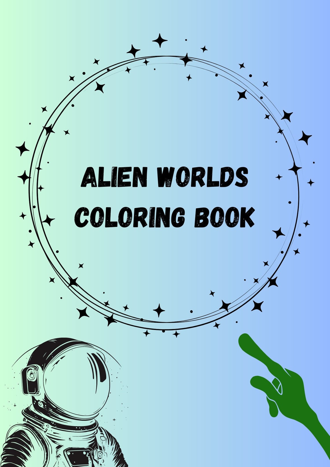 Alien Worlds Coloring Pages - Etsy