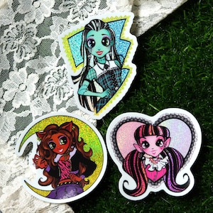 Monster Girl Stardust Glitter High Quality Vinyl Stickers