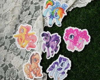 Pony Clear Vinyl Stickers