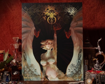 Falin Chimera Gold Foil Print