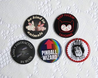 Statement Buttons: Funny Pinback Badges