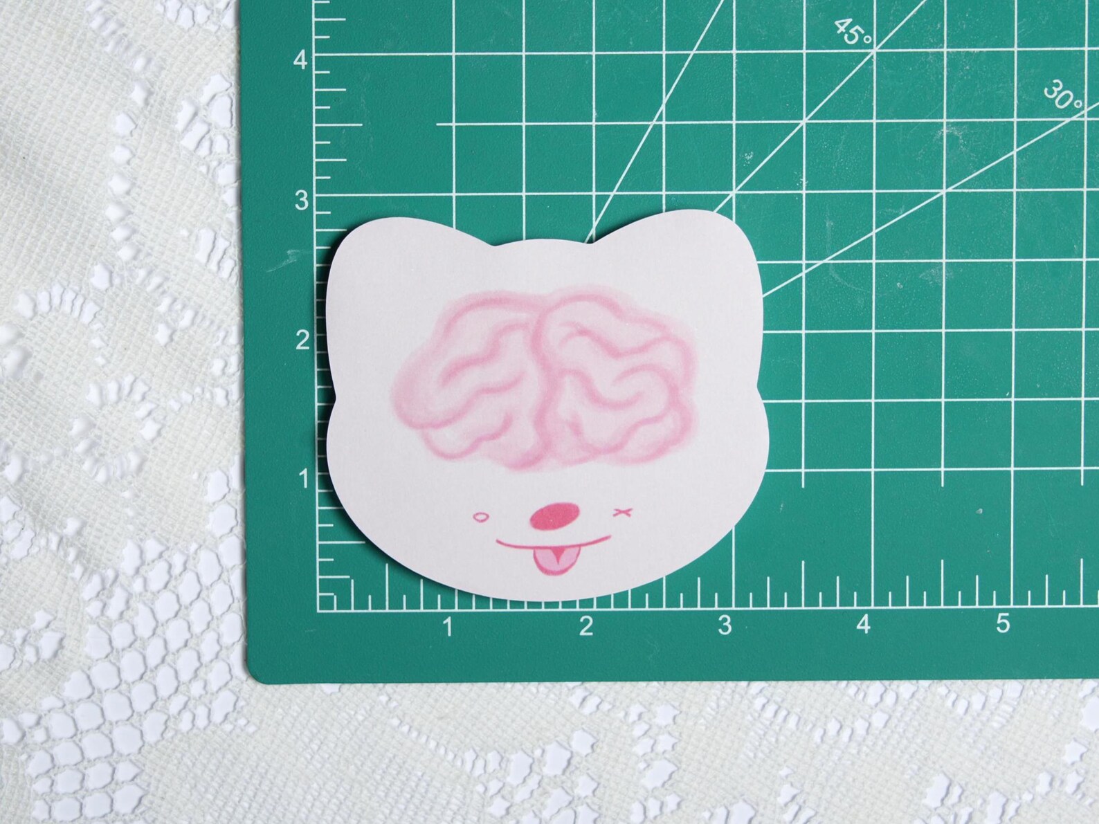 Pastel Guro Silly Brain Sticky Notes , Journaling, Office Supply ...