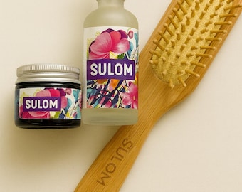 Detangling bamboo hair  brush