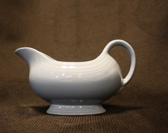 Fiesta Ware, Homer Laughlin, Gravy Boat, Open Sauce Boat, Periwinkle Blue