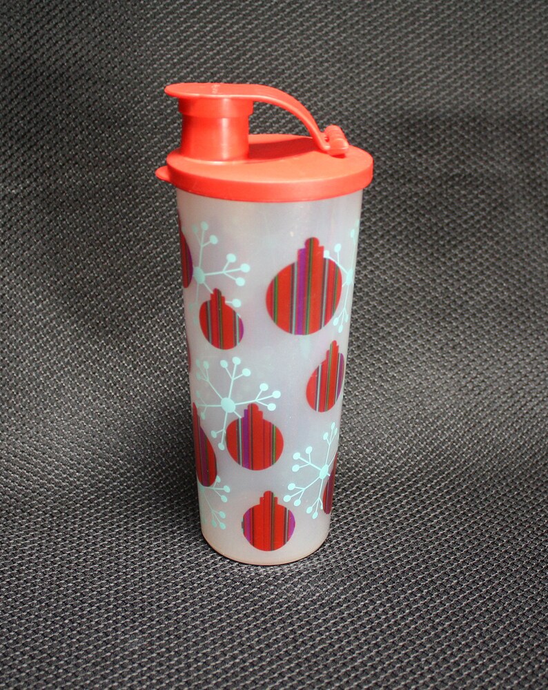 Tupperware tumblers with lids Christmas themed cups Cup Etsy
