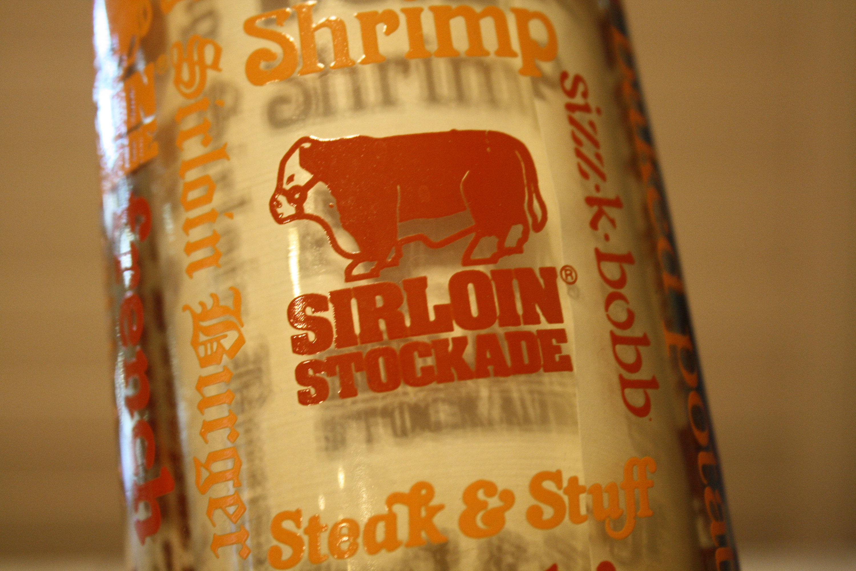 Sirloin Stockade Logo Glasses Restaurant Glassware Etsy
