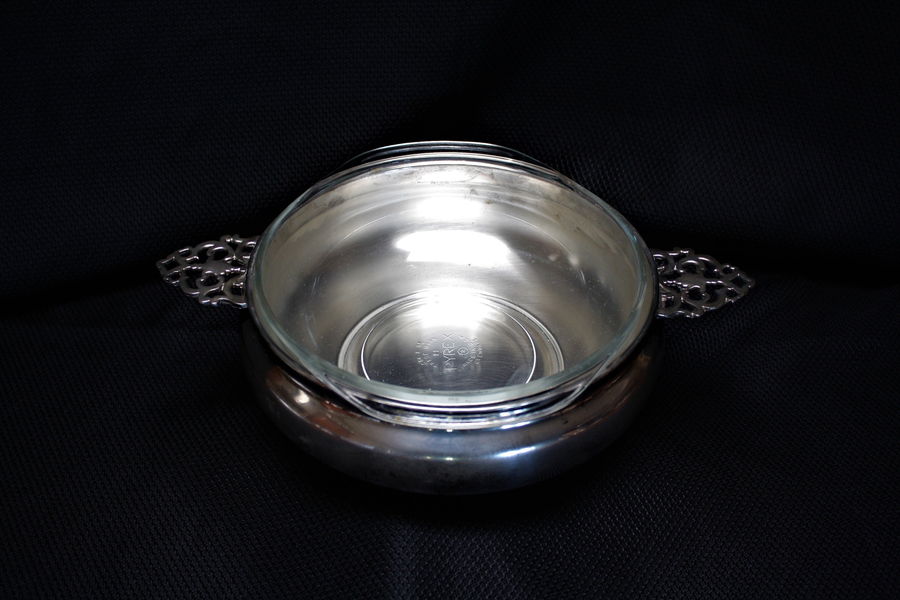 English Silver Mfg Corp Silver Plate Serving Bowl With Lid Etsy