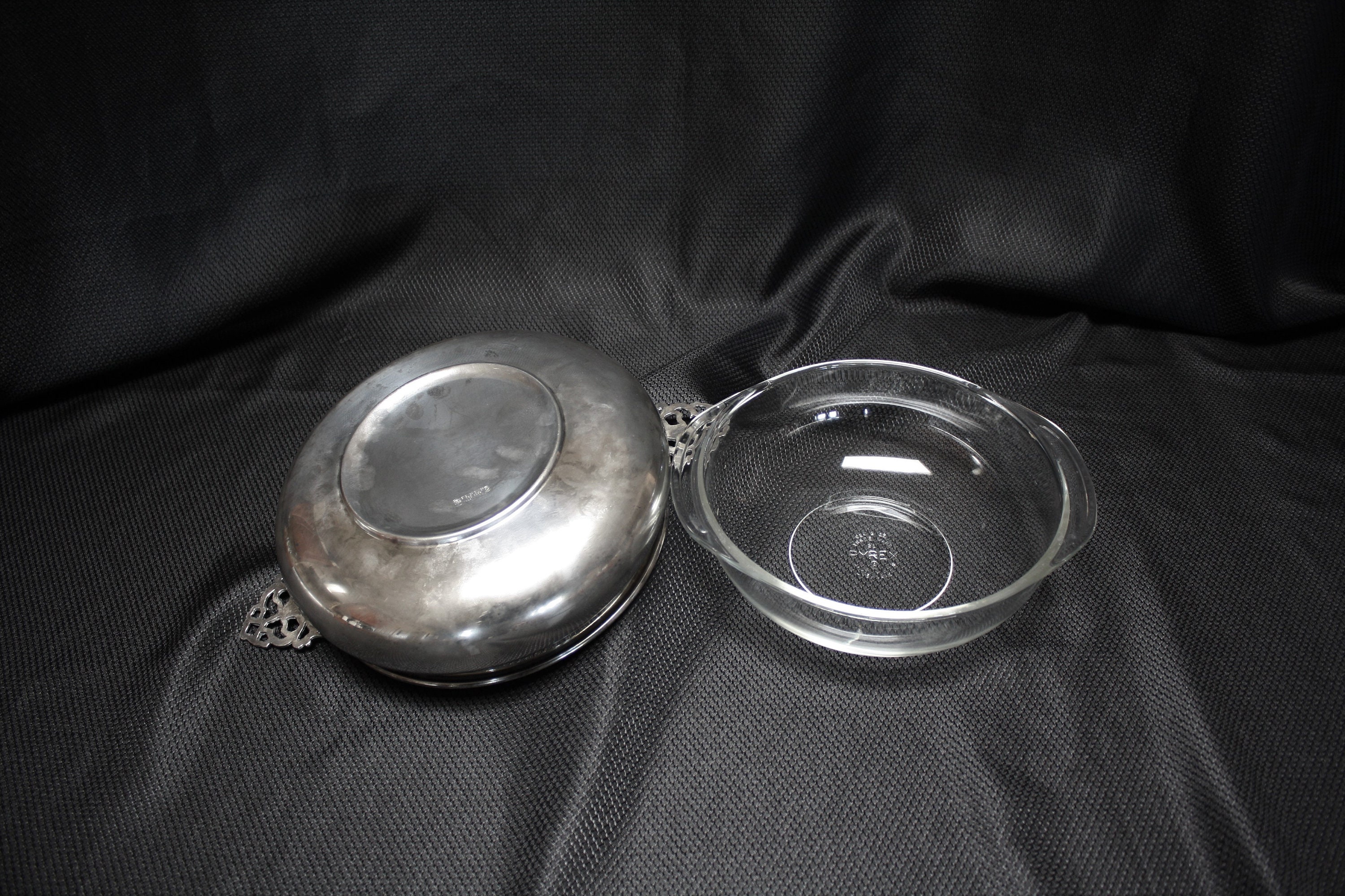 English Silver Mfg Corp Silver Plate Serving Bowl With Lid Etsy