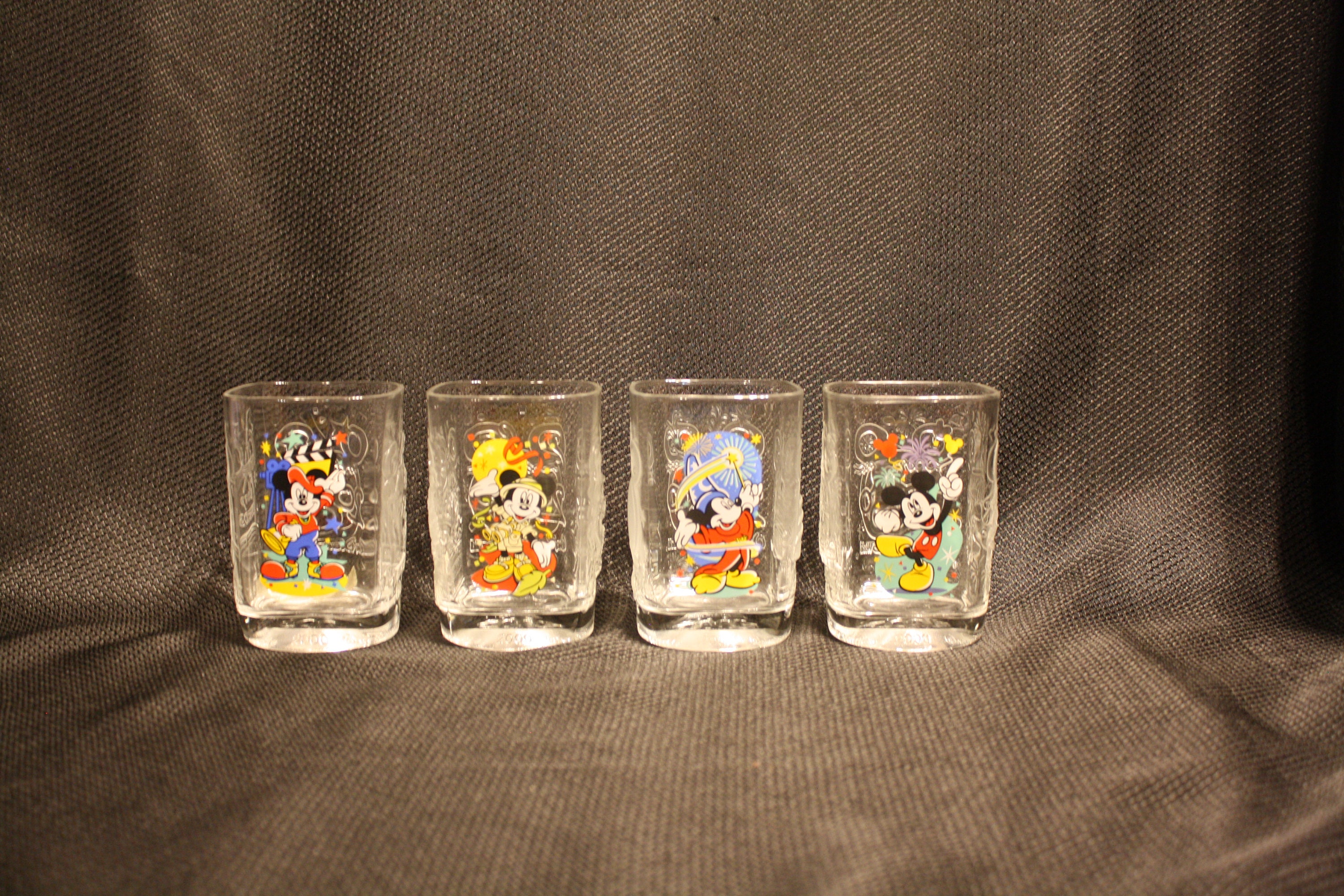 BRAND NEW 2000 INDIVIDUAL Walt Disney McDonald's Mickey Mouse Glasses