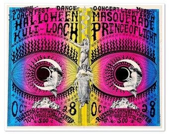 1988 Loach Fest Seattle Poster: Greg Albert Psychedelic Art - Etsy