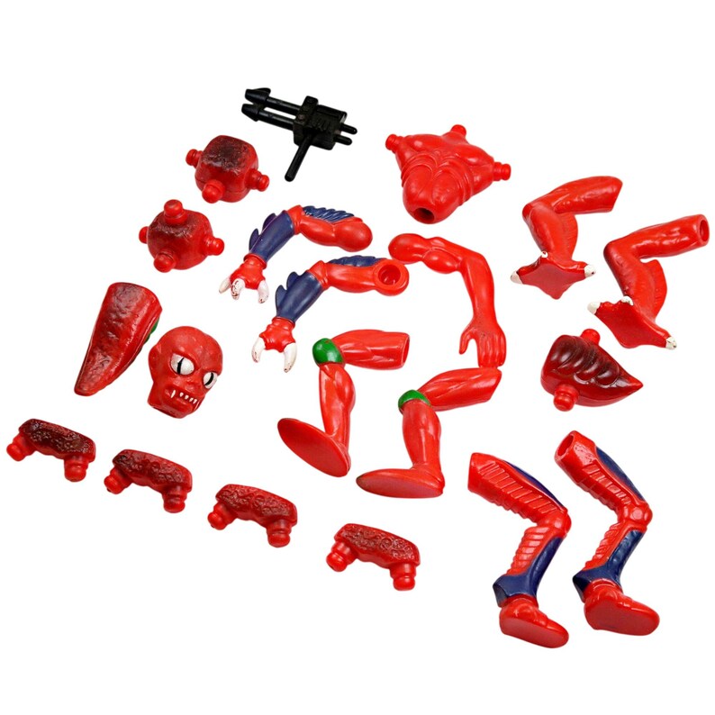 Modulok, 1980s MOTU Mattel, Modular Action Figure, Incomplete Parts Lot ...