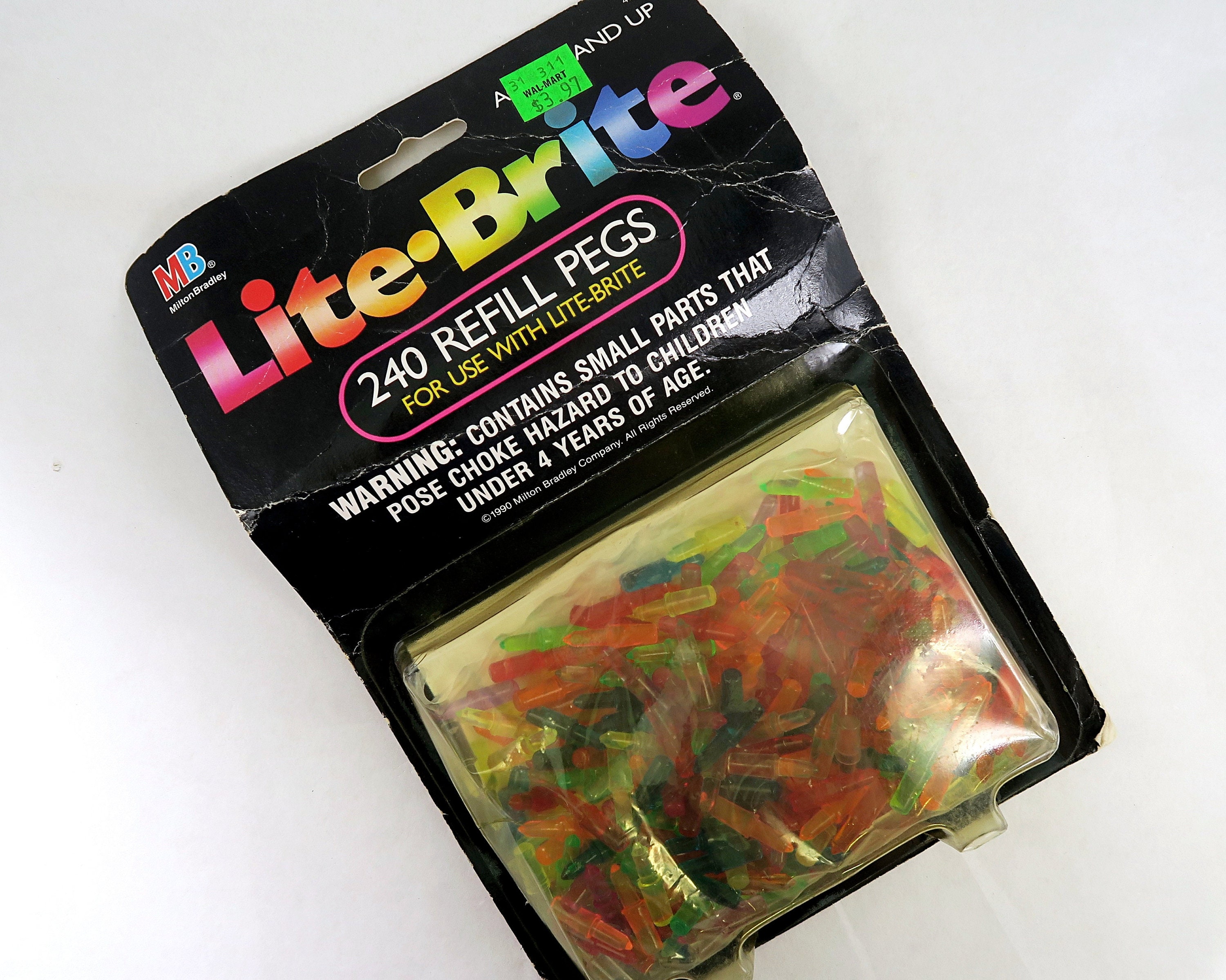 Lite Brite 240 Refill Pegs Vintage 1990 Milton Bradley - Etsy