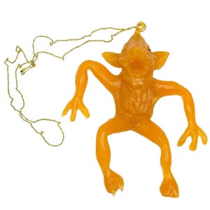 Pig Man Jiggler – Vintage 60s-70s Alien Monster Toy, Hong Kong Rubber (3.5&quot;)