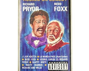 Hooked On Comedy Richard Pryor & Redd Foxx Cassette Trucker Trax 1990 Cinta 69679