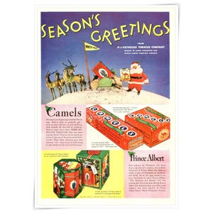 camel cigarettes advent calendar Cigarette Calendars are Awesome Reynolds began one of the most clever and effective campaigns in advertising history Set of 8 Empty Camel