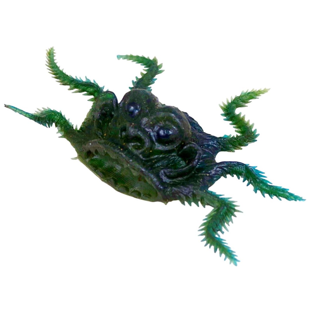 その他 vintage hong kong rubber uglies monster Dark Green Rubber Uglies Monster Jiggler, 6‑arm Variant, Hong Kong