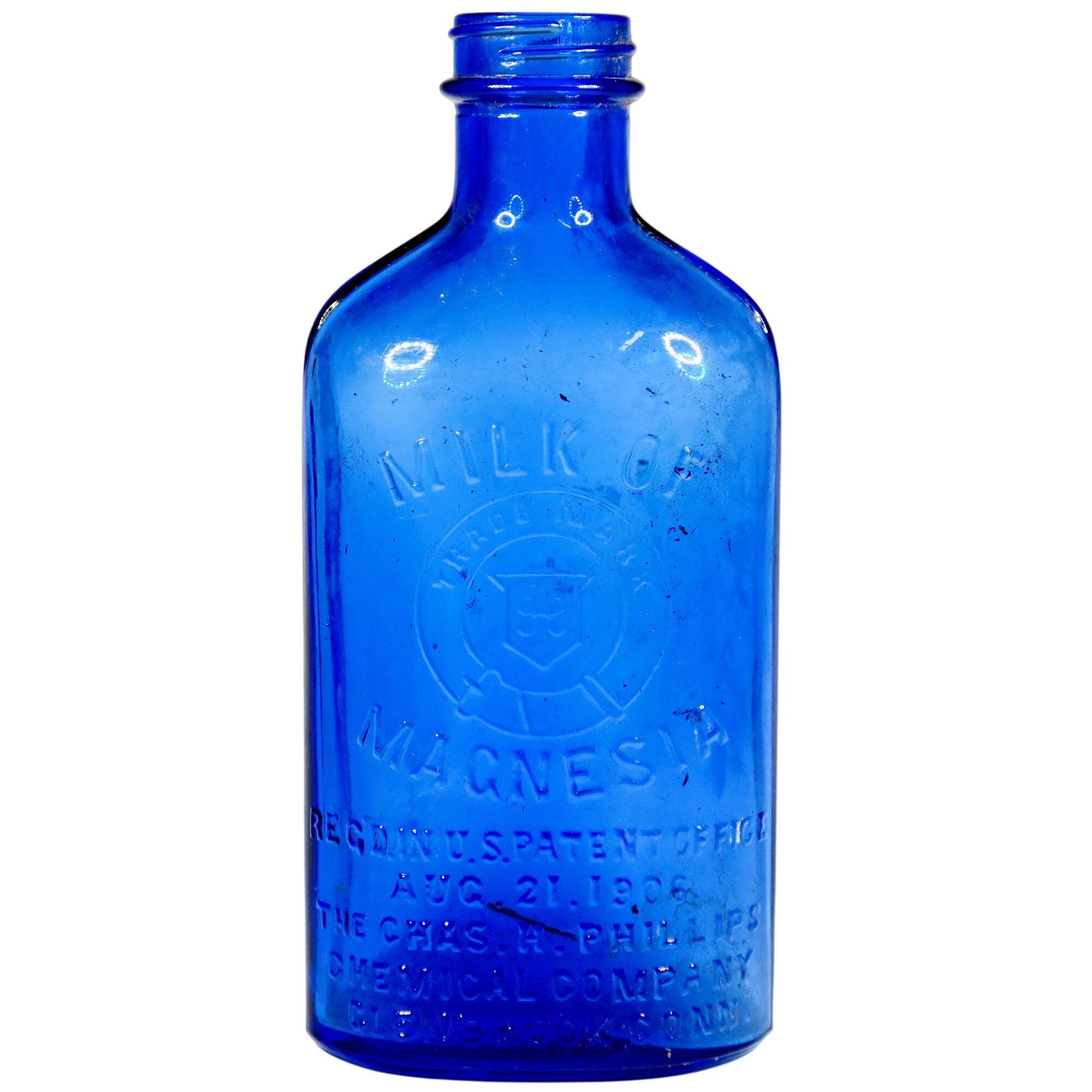 Blue Cobalt Vintage Medicine Bottles - Etsy - Page 5